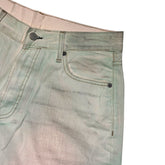 Baggy wide leg washed denim