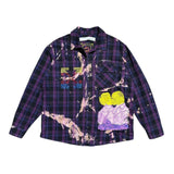 Murder bravado Crystal plaid flannel