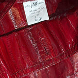 100% Eel skin archive runway jacket