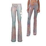 Sita drop crystal mesh 2 piece set