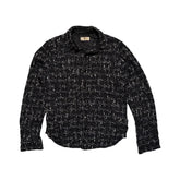 Tweed flannel overshirt