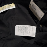 Leather panel carpenter pant