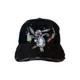 Distressed crazy Bunny hat