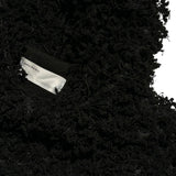 Ghillie stretchy fuzzy hoodie