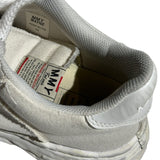 Melted sole Wayne washed canvas sneaker