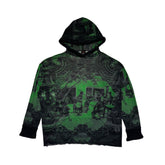 SS1998 frida khalo french courtyard mesh hoodie