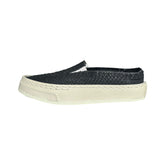 Python leather slip on