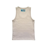 Essential woven ribbed tank