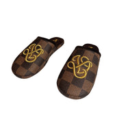 Palace monogram slipper
