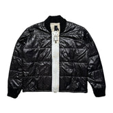 Pacifier zipper padded bomber