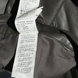 Vegan leather flare pant