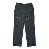 Laser slashed zip cargo pant