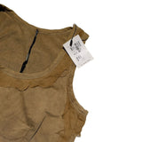 Silk layered crop top