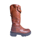 Convertible lamb fur shearling boot