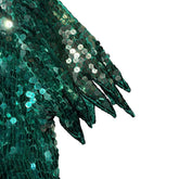 1980s sequin avant garde gown
