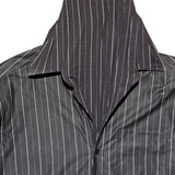Striped layered shirt