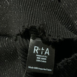 Pierced glitter ribbed sweater