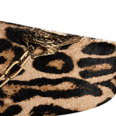 Ponyhair fur waist belt