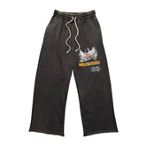 Wide leg washed principle sweat