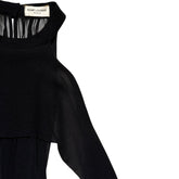 Silk flowy neck button top