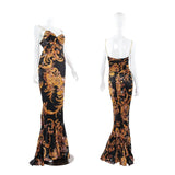 1990s/2000s Baroque maxi dress