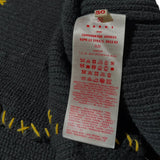 Chunky knit accent stitch cardigan