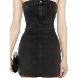 Denim bodycon minidress