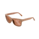 Python leather sunglasses