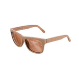 Python leather sunglasses