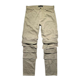 Multi cuffed denim pant