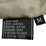 Leather snake print shorts