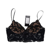 Lace bustier bralette