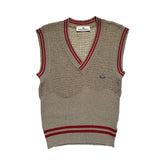 Unisex distressed knit sweater vest