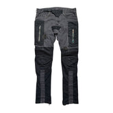 Mixed media patchwork denim