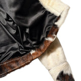Cowhide fur jacket
