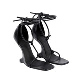 cantilever T-Strap Sandals