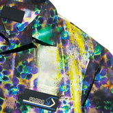 Psychedelic floral button-down