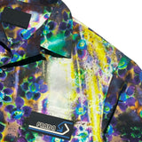 Psychedelic floral button-down