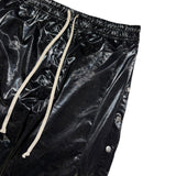 Pusher adjustable waist snap button flared pant