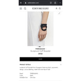 Sculptural cuff bracelet