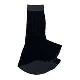 Velvet maxi mermaid skirt