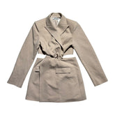 Chiara knot blazer