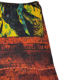 Tropical paradise mesh maxi skirt