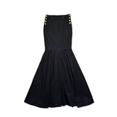 Denim maxi mermaid skirt