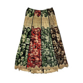 Faces mesh maxi skirt