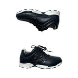 Leather logo classic trainers