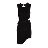 Crystal rope stretch dress