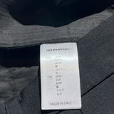 tailored wool silk slit shorts