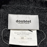 133 of 167 Burning embroidered cropped sweater