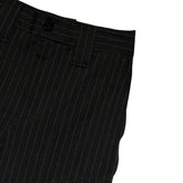 Flared pinstripe stretch pant